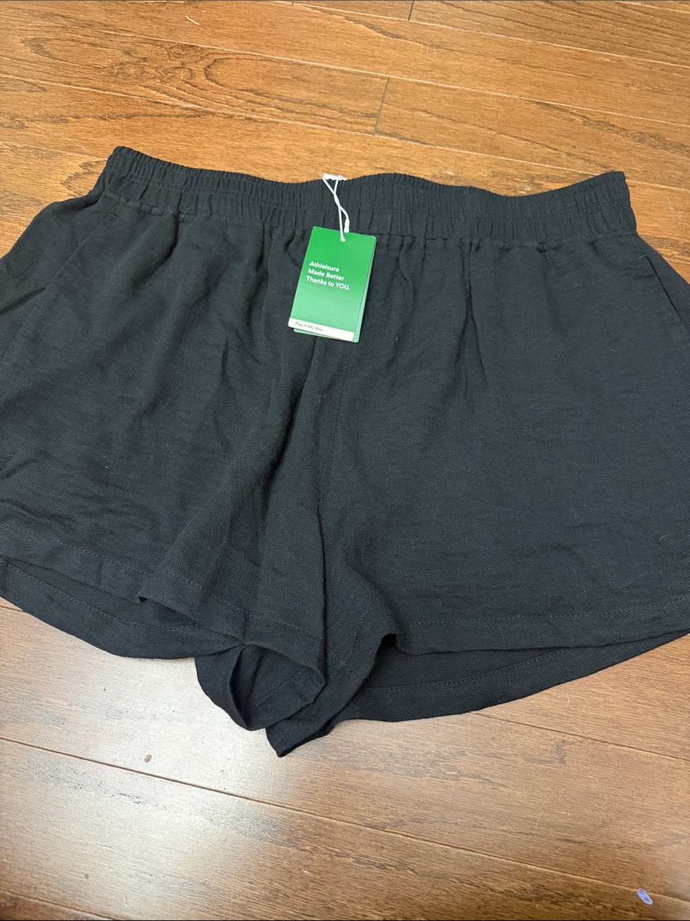 Halara Women’s black Casual Elastic-Waist Shorts - NWT- size XL